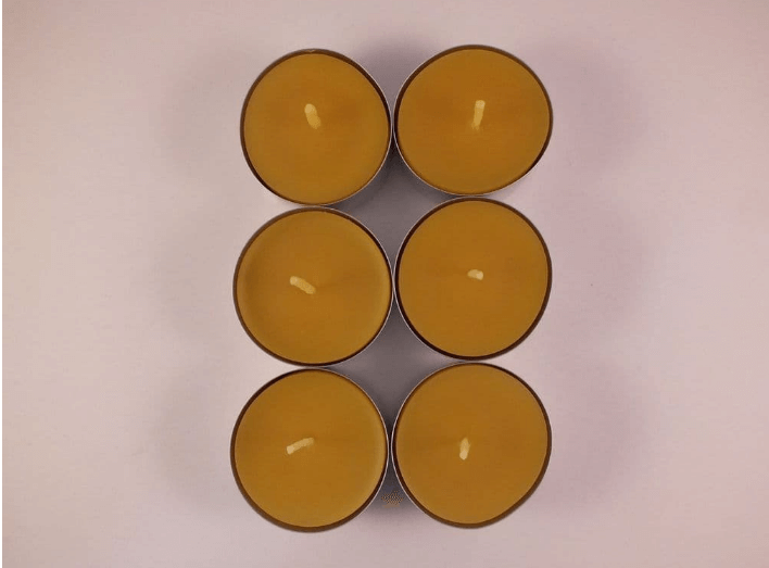Beeswax Tealight Candles UK
