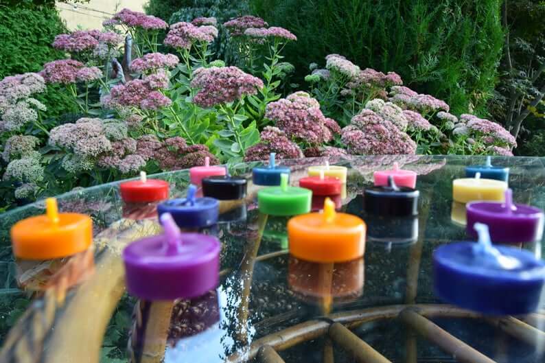 beeswax tealight candles